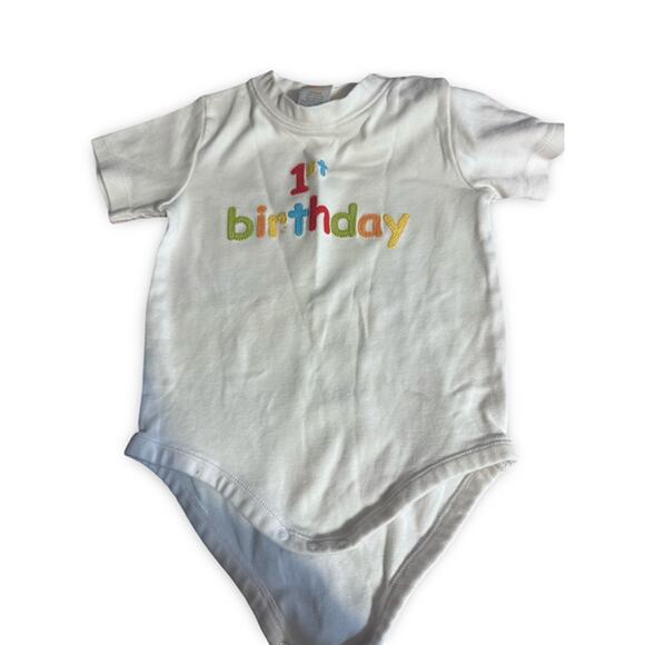 Gymboree Baby Bodysuit – “1st Birthday” One-Piece - Picture 1 of 2